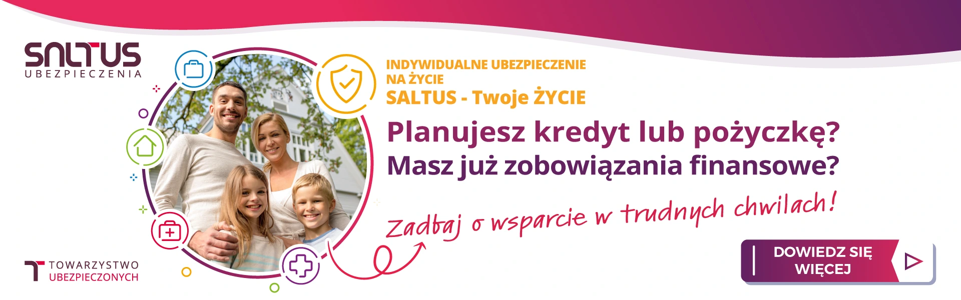 Baner - ubezpieczenia Saltus